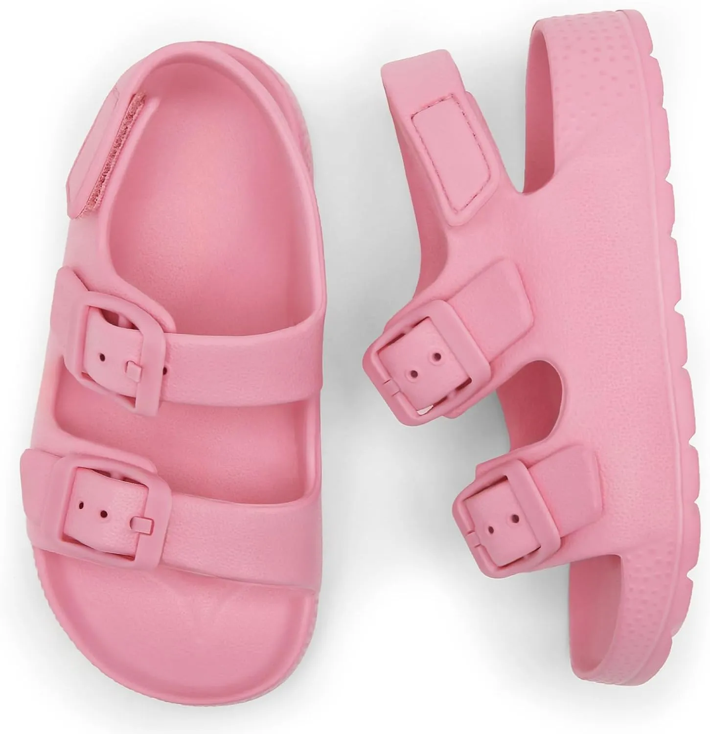 ChayChax Toddler Boys Girls Double Buckle Sandals Children's Adjustable Back Strap Water Sandal
