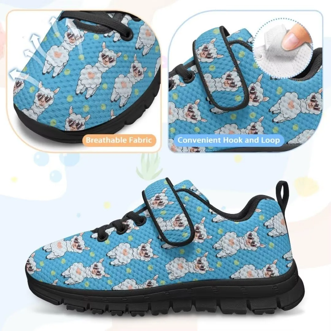 Children Sneakers Anti-Skid Sports Shoes Toddler One Strap Hook and Loop Sneakers for Camping Jogging