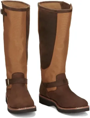 Chippewa SN5914 Men 17 in Square toe Snake Boot Brown 7.5 D