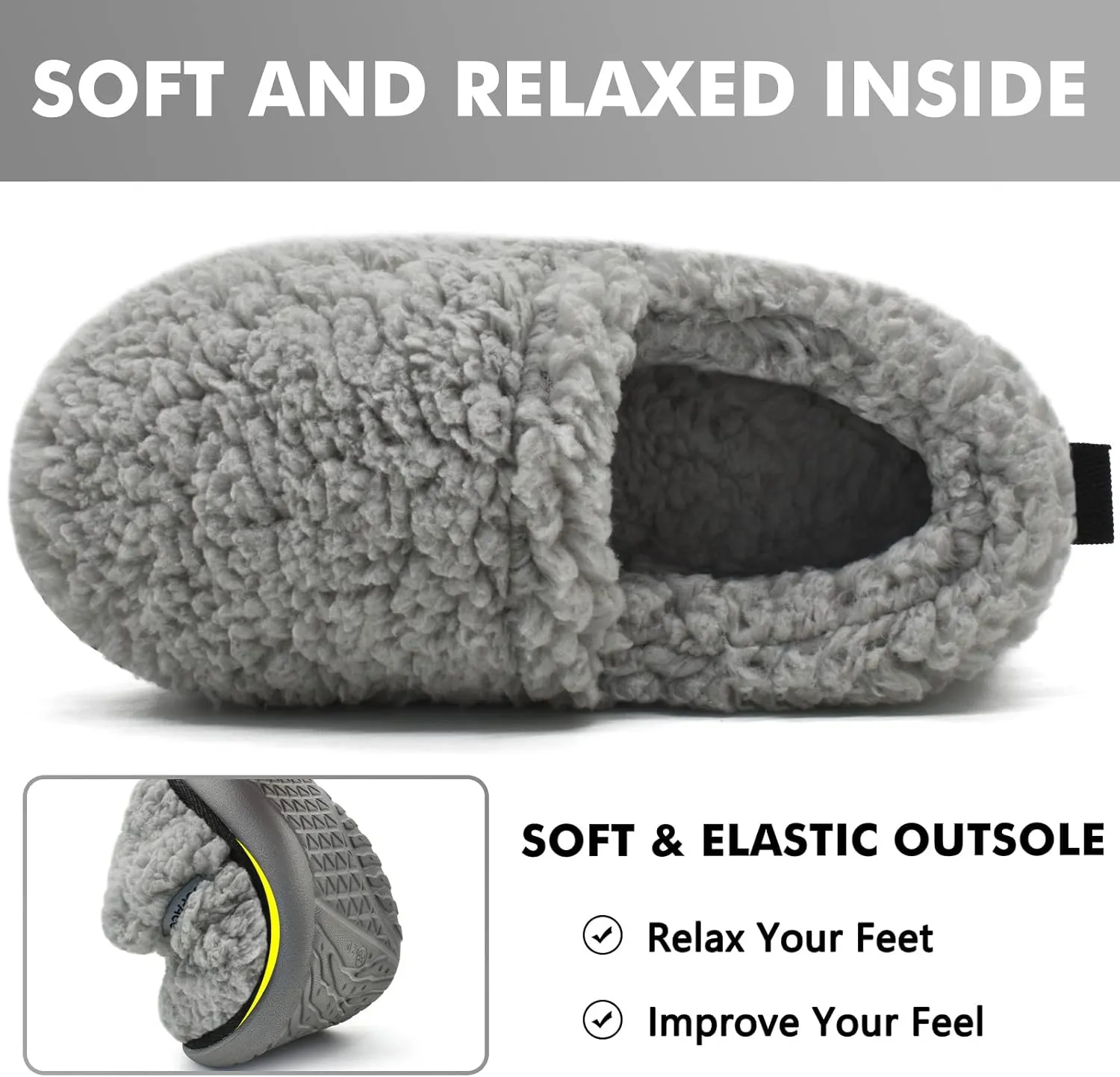 COFACE Womens Slippers Fuzzy Fluff Memory Foam Soft Plush Sherpa Fleece Lined House Slipper For Women Cozy Cushion Ladies Lightweight Warm Cloud Indoor Outdoor