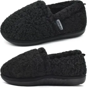 COFACE Womens Slippers Fuzzy Fluff Memory Foam Soft Plush Sherpa Fleece Lined House Slipper For Women Cozy Cushion Ladies Lightweight Warm Cloud Indoor Outdoor