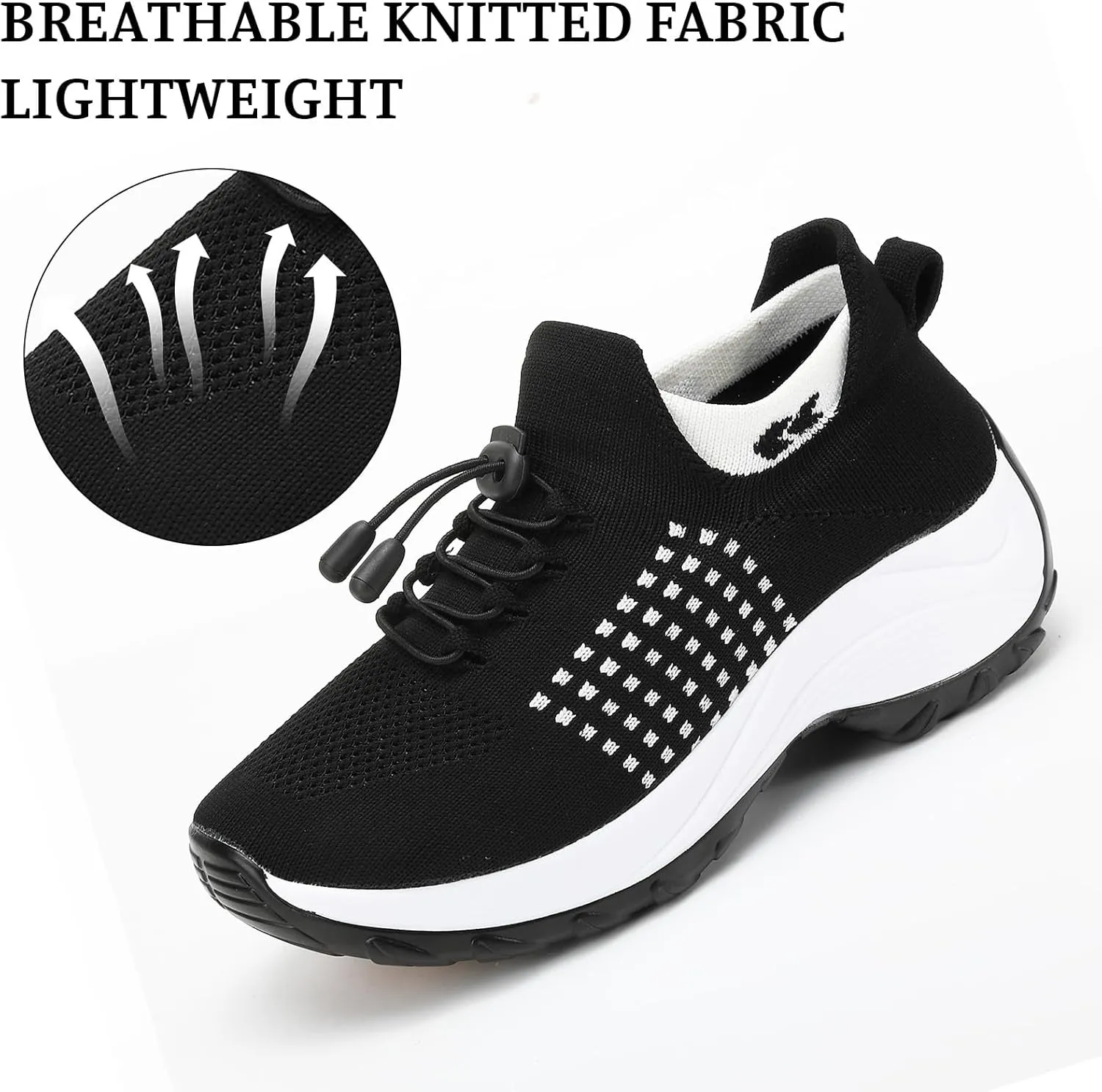 Comfort Wear Orthowear Shoes for Women Plantar Fasciitis Ortho Stretch Cushion Shoes for Women, Comfortable Orthopedic Walking Sneakers Nurse Shoe Mesh Breathable Diabetic Shoe