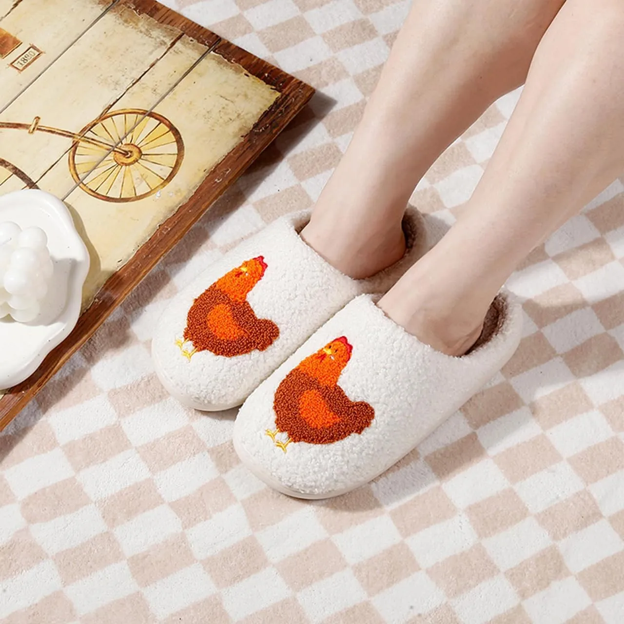 Dachshund Dog Slippers For Women Men Cute Animal Cartoon Ladybug Butterfly Cat Slippers Slides Memory Foam Slip On House Shoes