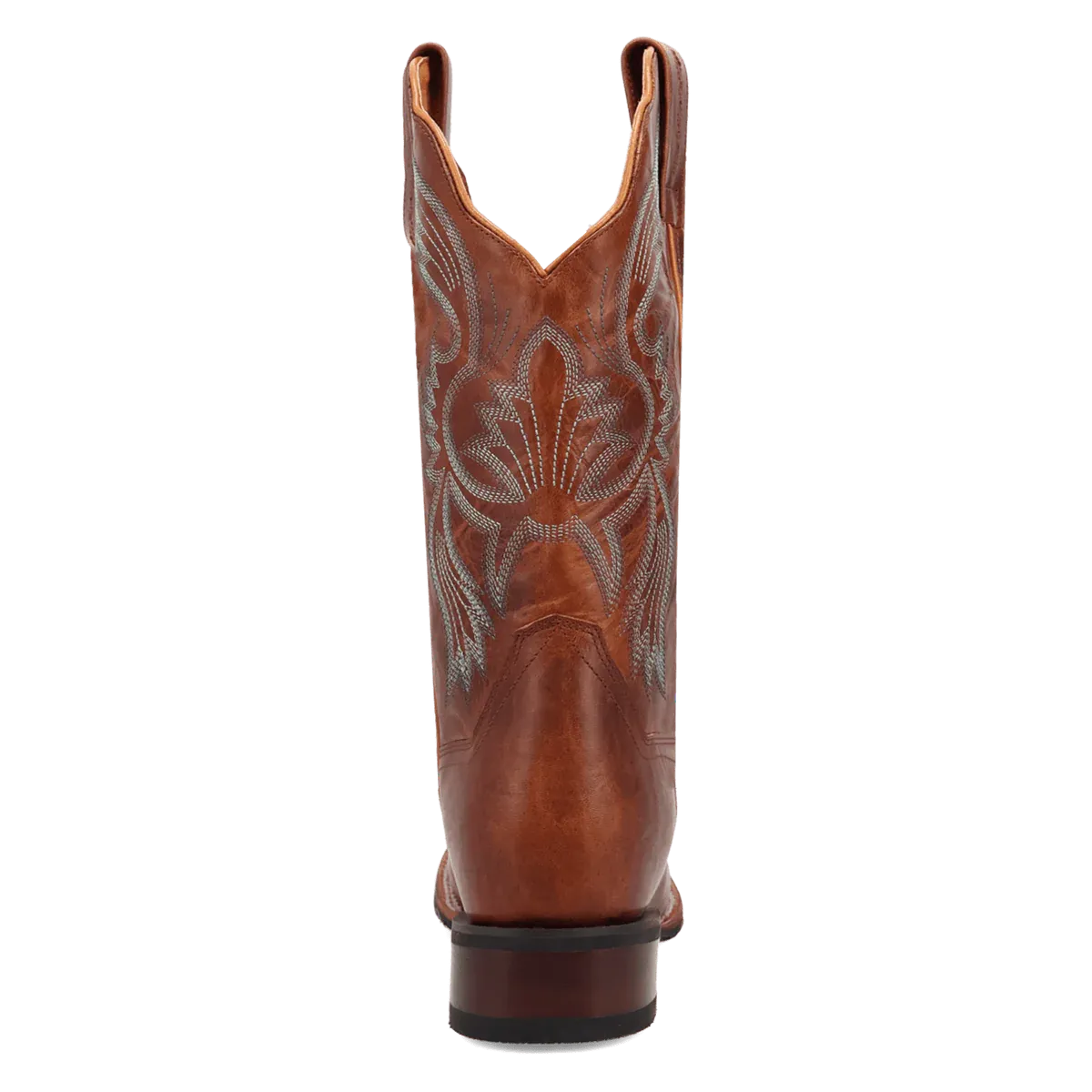 Dan Post Women's Lizzie Square Toe Boot in Brandy Brown