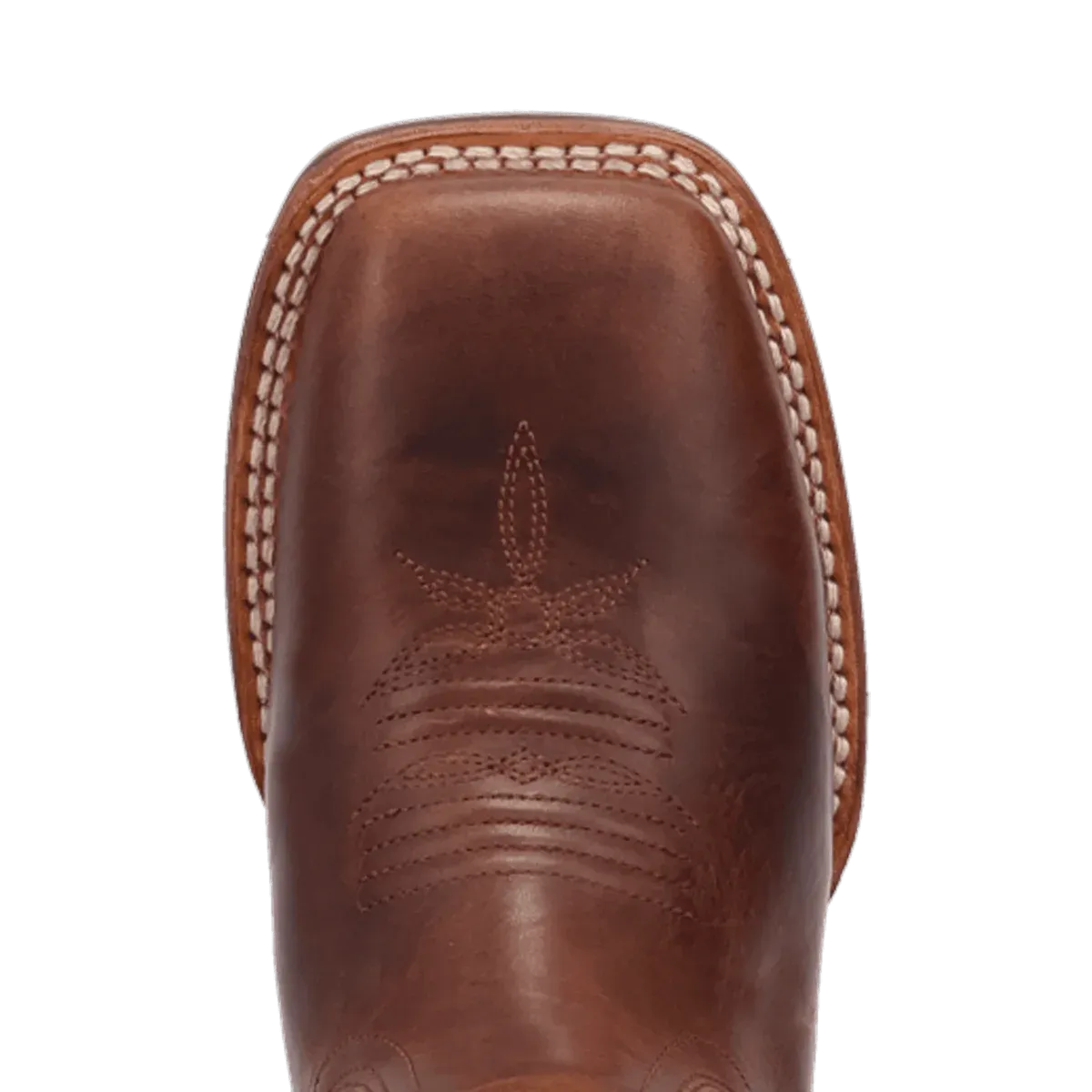Dan Post Women's Lizzie Square Toe Boot in Brandy Brown