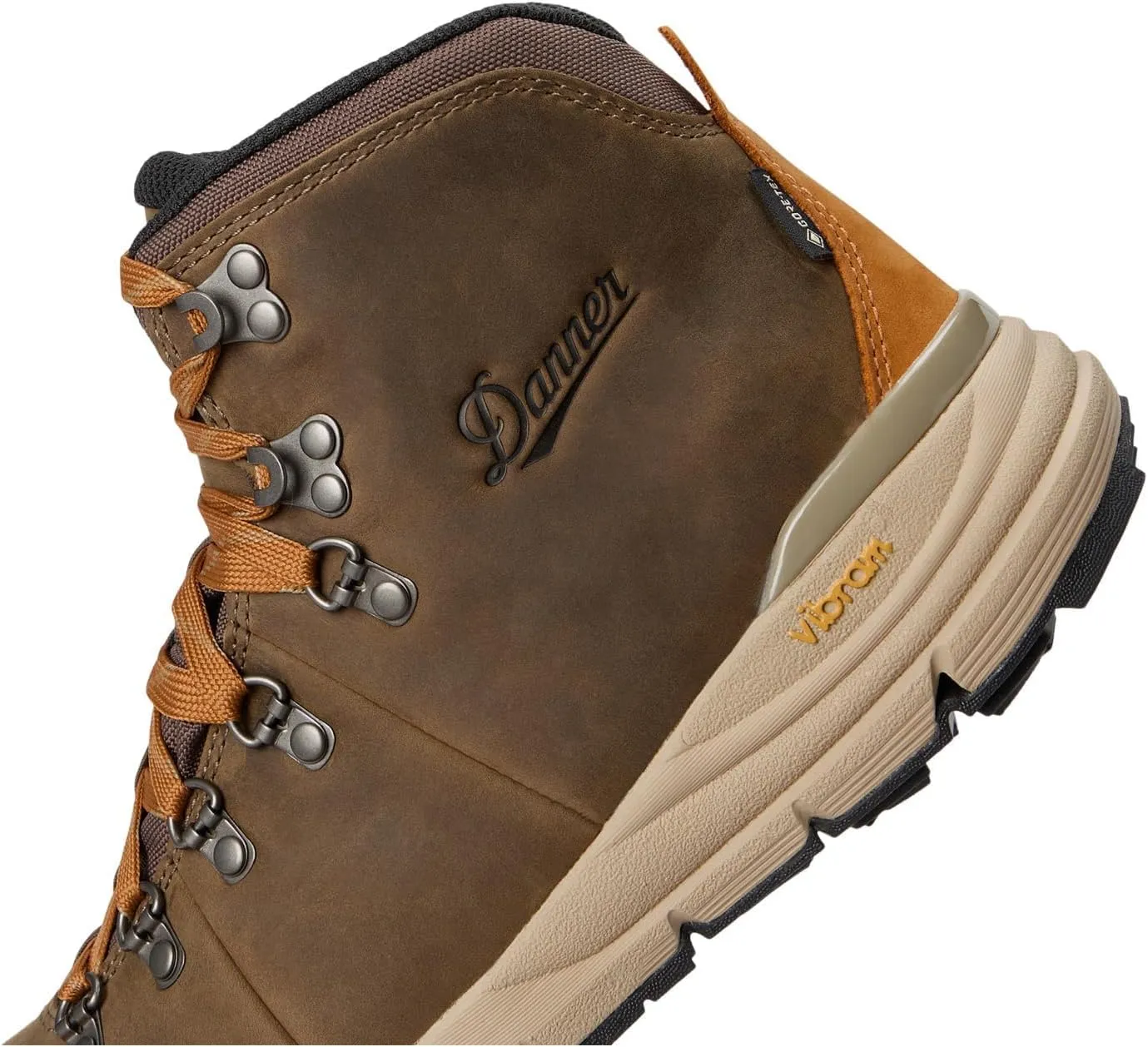 Danner Mountain 600 Leaf GTX Waterproof Hiking Boots for Women Made with Full-Grain Leather, with Breathable Gore-Tex Barrier and Traction Outsole
