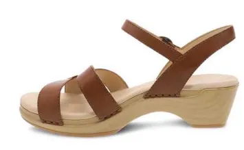 Dansko Tan Karmen Burnished Calf Ladies Sandals KARMEN-TAN