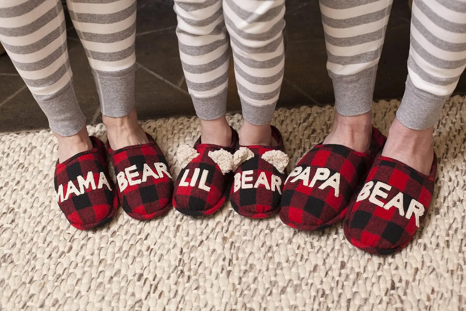 Dearfoams Toddler and Kids' Lil Bear Baby Bear Slipper