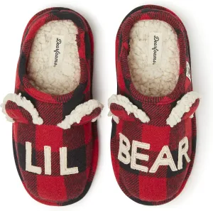 Dearfoams Toddler and Kids' Lil Bear Baby Bear Slipper