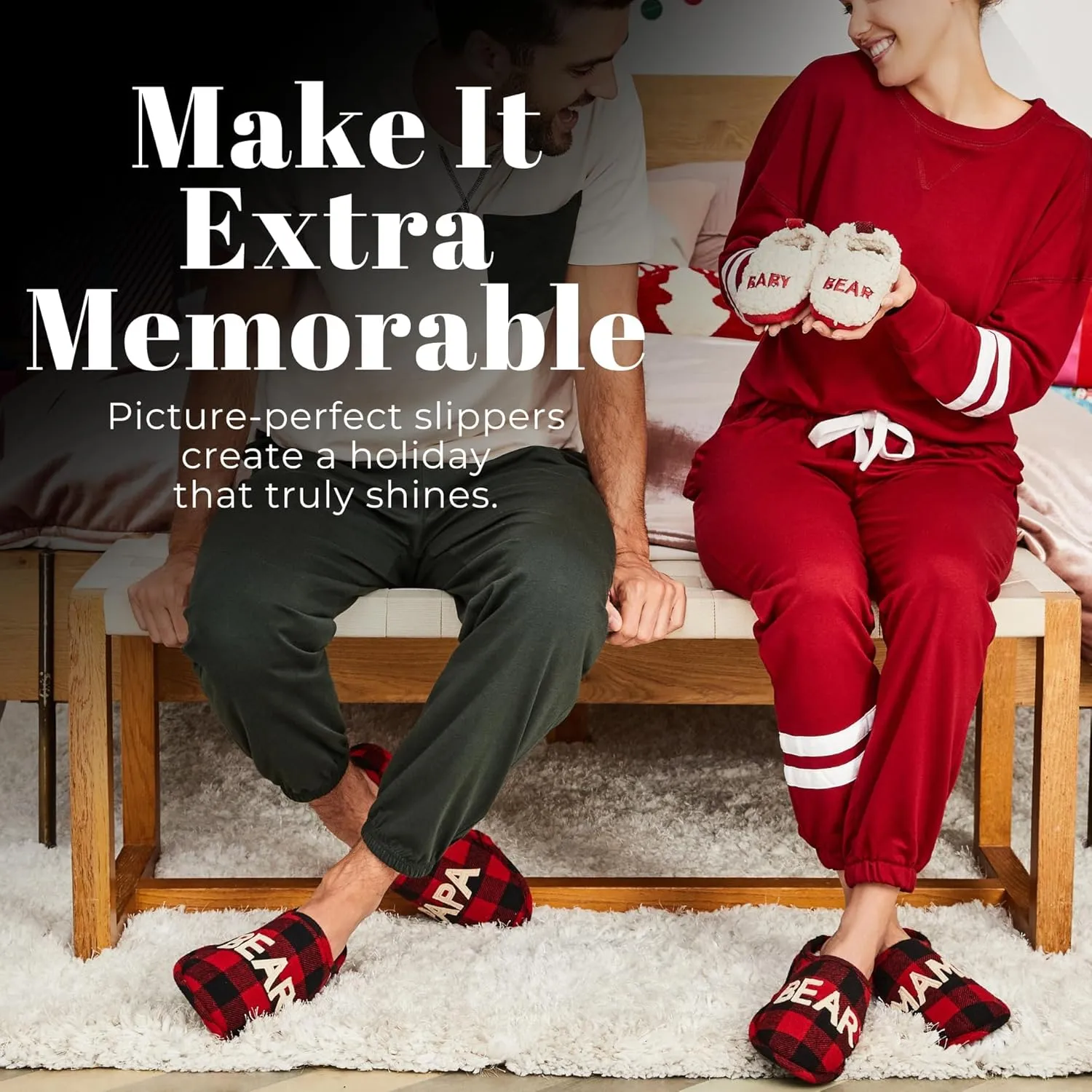 Dearfoams Toddler and Kids' Lil Bear Baby Bear Slipper