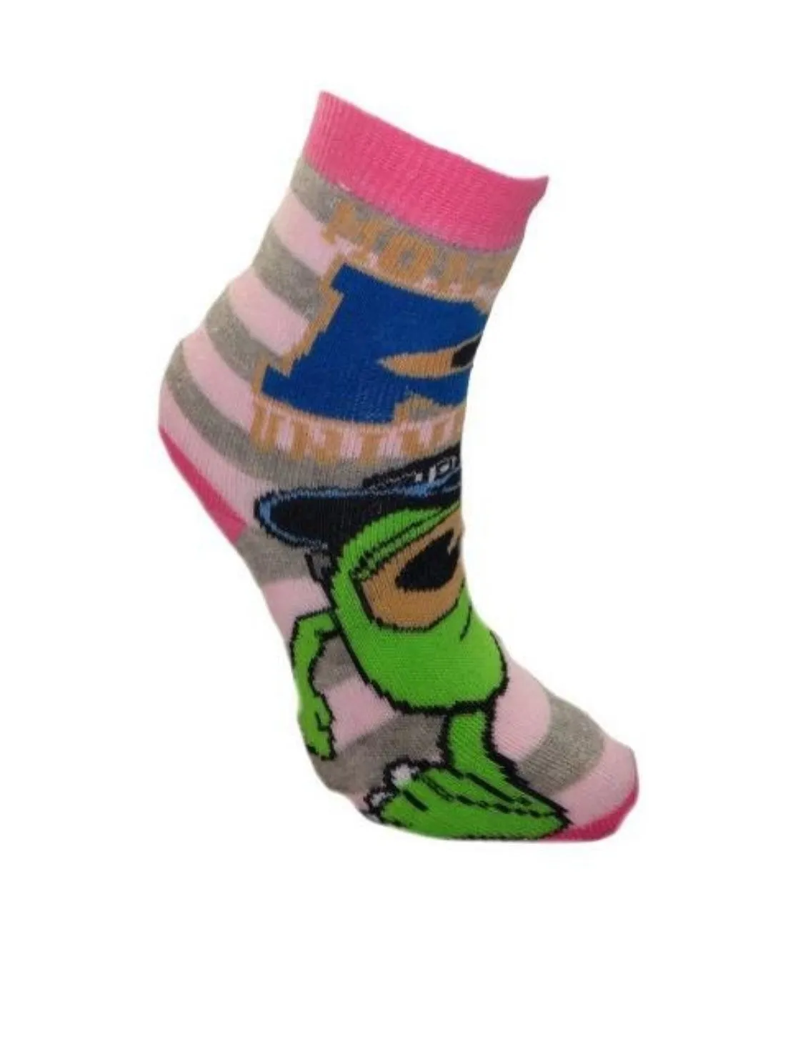 Disney Monsters University Girl’s 3 pack Non Skid Slipper Socks