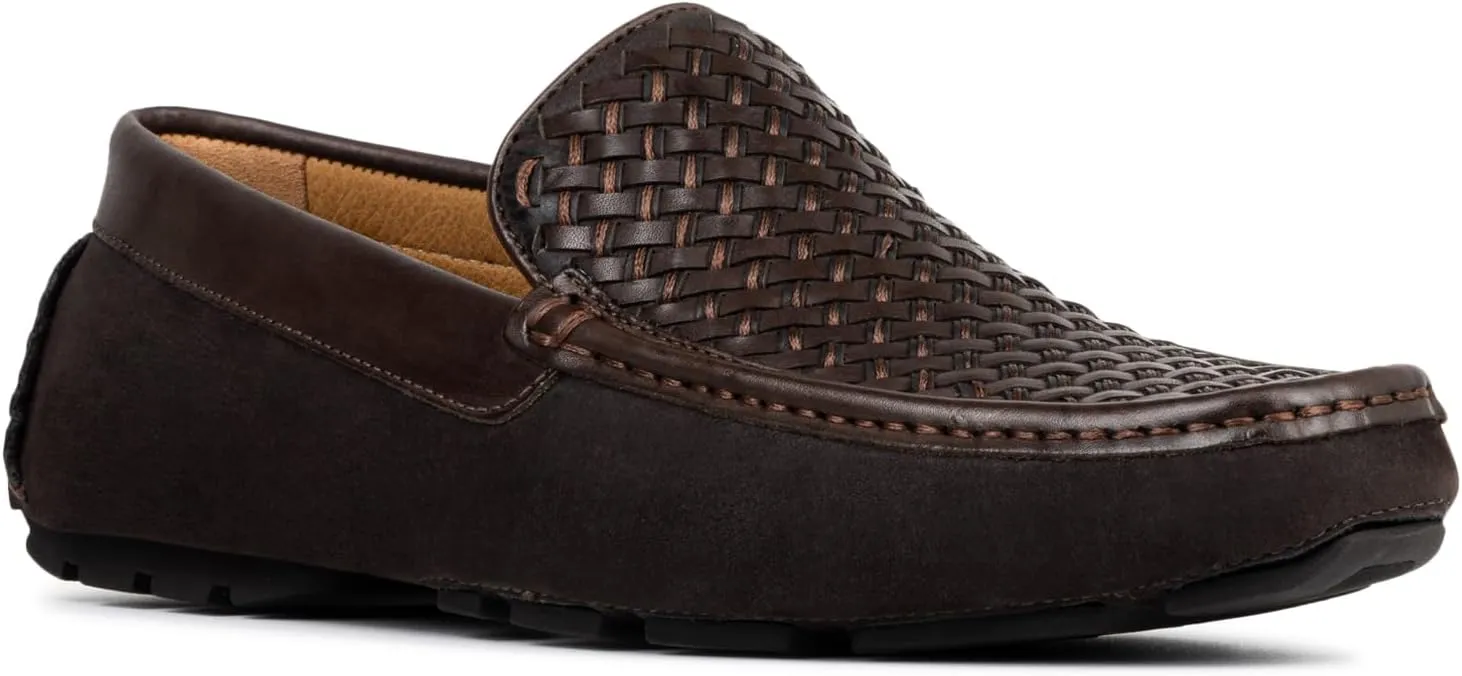 Donald Pliner Men's Damiano Woven Nubuck Driving Style Loafer