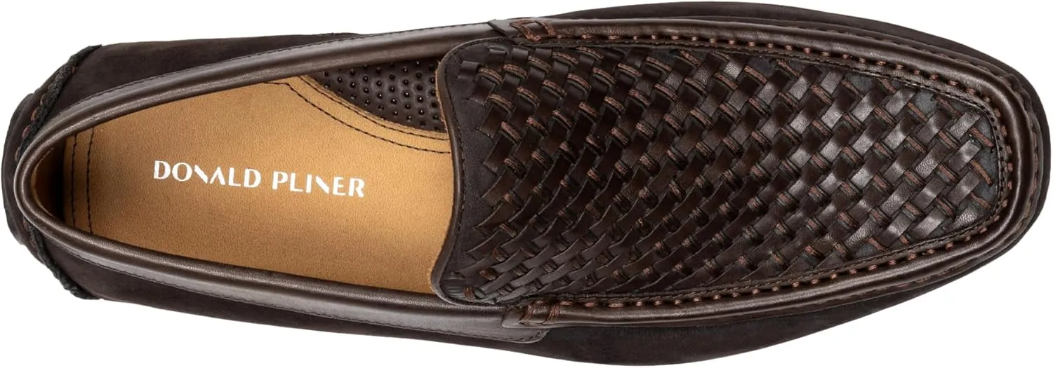 Donald Pliner Men's Damiano Woven Nubuck Driving Style Loafer