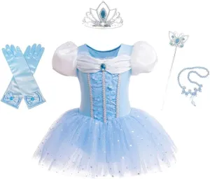 Dressy Daisy Ballet Leotards Tutu Dress for Toddler Girls Ballerina Outfits Dance Costume Dancewear with Tulle Skirt