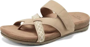 Earth Origins Women’s Ossi Slide-On Sandals for Casual, Arch Support, and Everyday