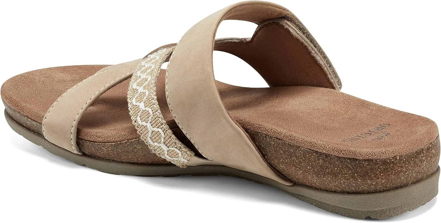 Earth Origins Women’s Ossi Slide-On Sandals for Casual, Arch Support, and Everyday
