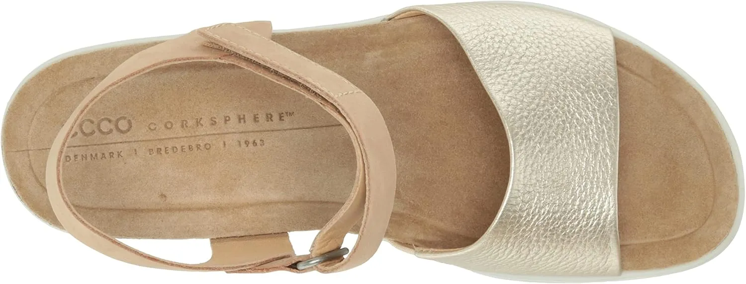 ECCO Women's Flowt Wedge Cork Sandal