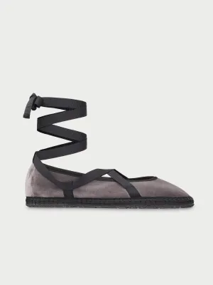 Eichiro Velvet Ribbon Grey
