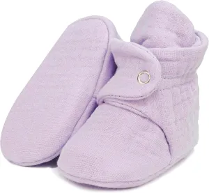 Ella Bonna Baby Booties Organic Cotton Muslin Newborn Baby Slippers Baby Boy Booties, Infant Girl Booties, 6-12 months, 0-6 Months, 12-18 Months, 0-3 Months, 18-24 Months, Toddler Shoes