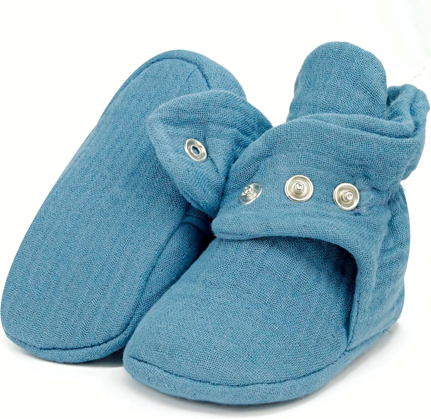 Ella Bonna Baby Booties Organic Cotton Muslin Newborn Baby Slippers Baby Boy Booties, Infant Girl Booties, 6-12 months, 0-6 Months, 12-18 Months, 0-3 Months, 18-24 Months, Toddler Shoes