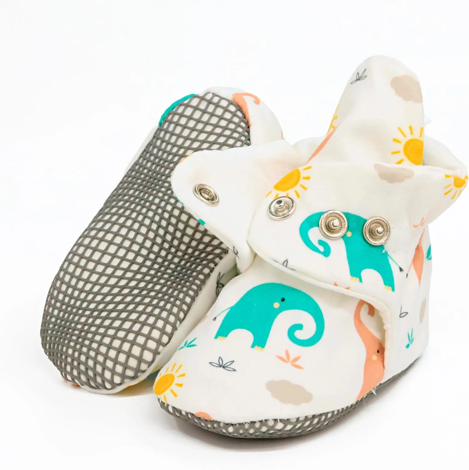 Ella Bonna Baby Booties Organic Cotton Muslin Newborn Baby Slippers Baby Boy Booties, Infant Girl Booties, 6-12 months, 0-6 Months, 12-18 Months, 0-3 Months, 18-24 Months, Toddler Shoes