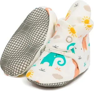 Ella Bonna Baby Booties Organic Cotton Muslin Newborn Baby Slippers Baby Boy Booties, Infant Girl Booties, 6-12 months, 0-6 Months, 12-18 Months, 0-3 Months, 18-24 Months, Toddler Shoes