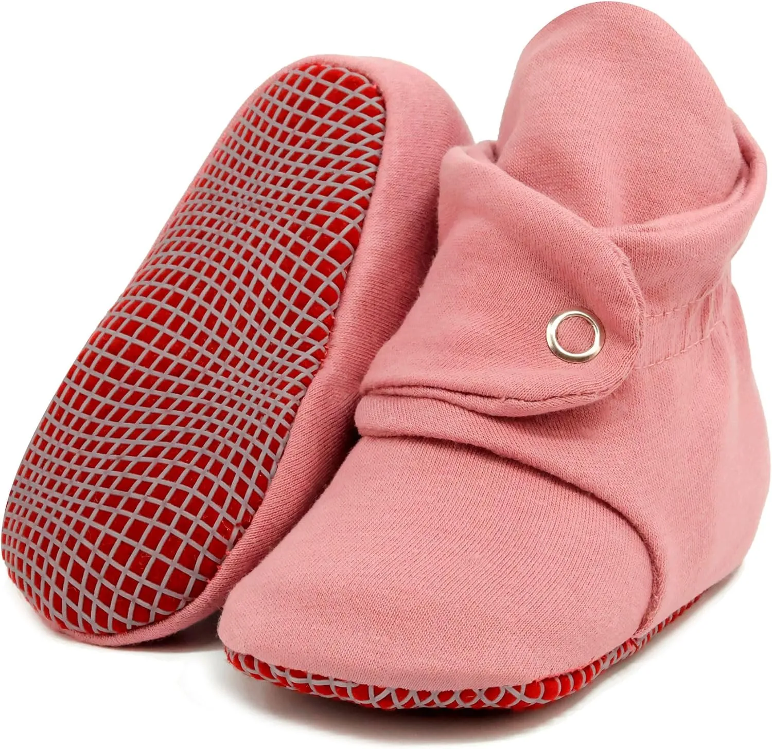 Ella Bonna Baby Booties Organic Cotton Muslin Newborn Baby Slippers Baby Boy Booties, Infant Girl Booties, 6-12 months, 0-6 Months, 12-18 Months, 0-3 Months, 18-24 Months, Toddler Shoes