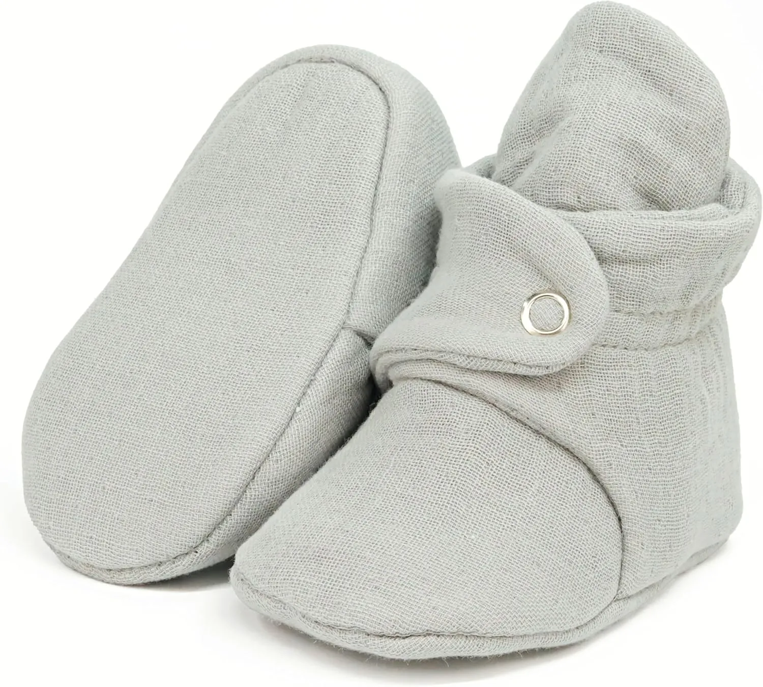 Ella Bonna Baby Booties Organic Cotton Muslin Newborn Baby Slippers Baby Boy Booties, Infant Girl Booties, 6-12 months, 0-6 Months, 12-18 Months, 0-3 Months, 18-24 Months, Toddler Shoes