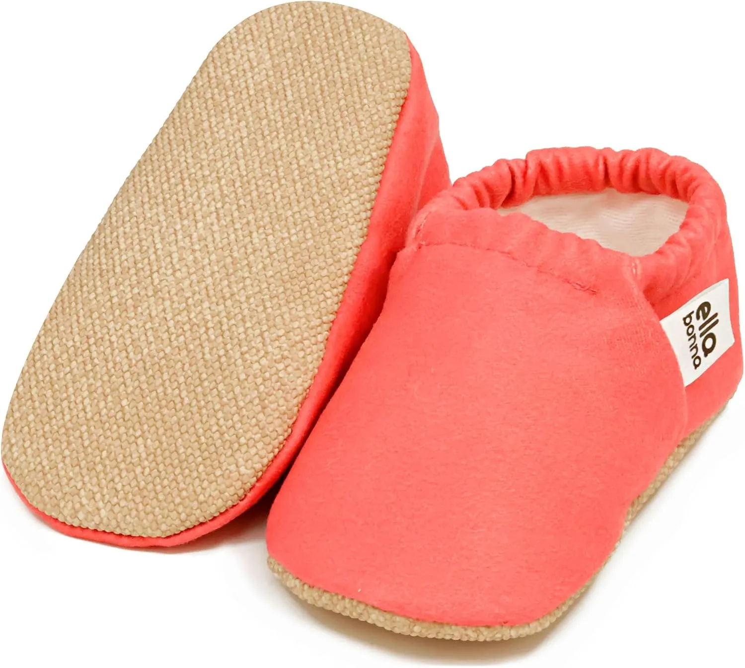 Ella Bonna Cotton Toddler Slippers Baby, Boys Slippers Non-Slip Soft Sole, Stay On Kids Slippers Girls, Baby Booties Socks, Slippers for Girls, Newborn Shoes, Rainbow, 0-6 Months