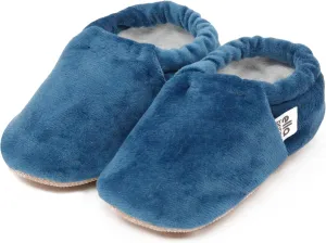 Ella Bonna Organic Cotton Velvet Baby Moccasins Newborn Baby Socks Slipper, Infant Girl Boy Socks