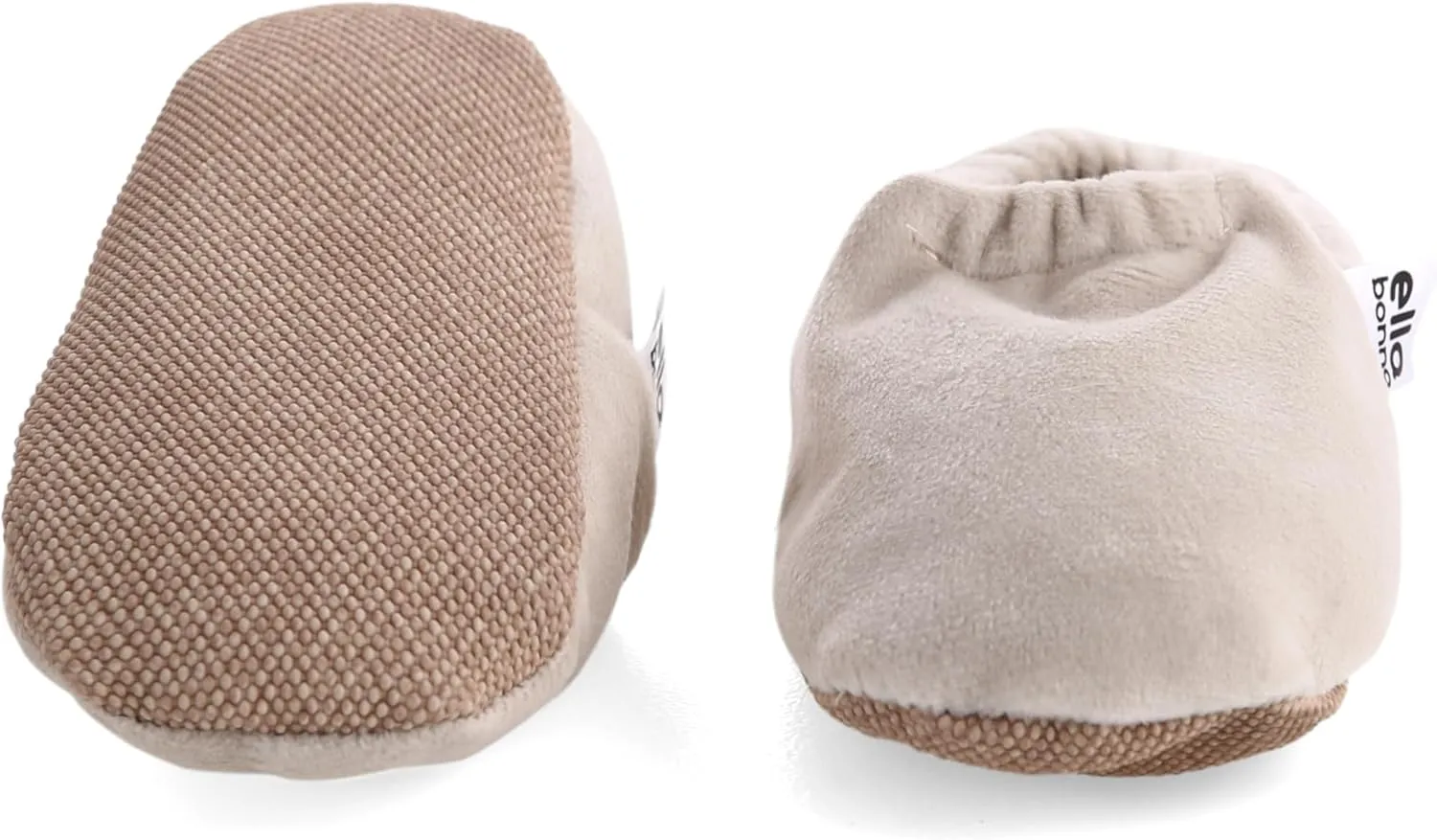 Ella Bonna Organic Cotton Velvet Baby Moccasins Newborn Baby Socks Slipper, Infant Girl Boy Socks