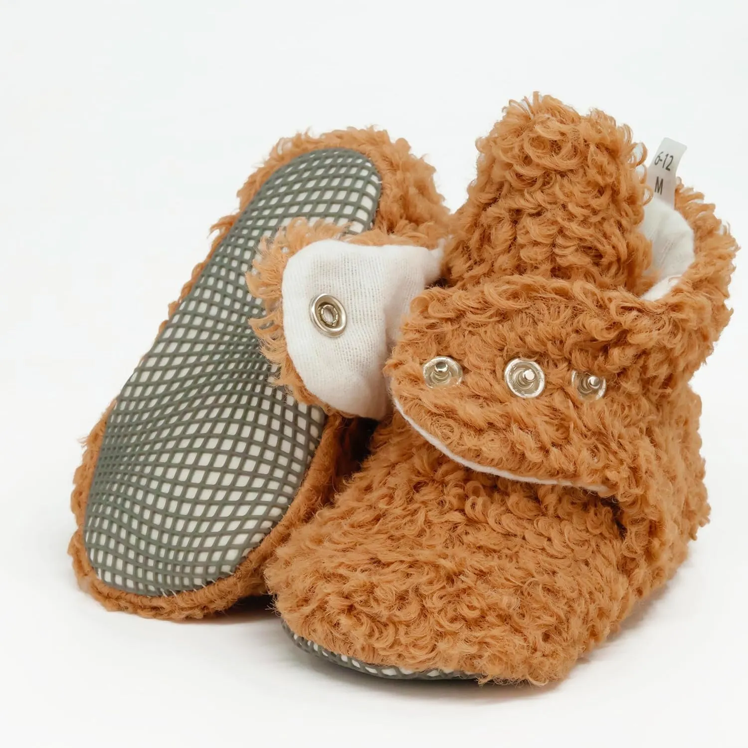 Ella Bonna Unisex Teddy Baby Booties Cotton Newborn Baby Socks Slipper Toddler Shoes, Infant Baby Girl Booties, Boy Socks