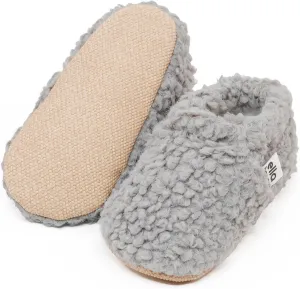 Ella Bonna Unisex Teddy Baby Booties Cotton Newborn Baby Socks Slipper Toddler Shoes, Infant Baby Girl Booties, Boy Socks