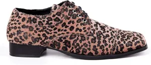 Ellie Shoes Men's 121-WILD-LEO-LG Driving Style Loafer, Multicolor, Large