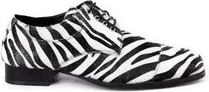 Ellie Shoes Men's 121-WILD-ZEB-MD Driving Style Loafer, Multicolor, Medium