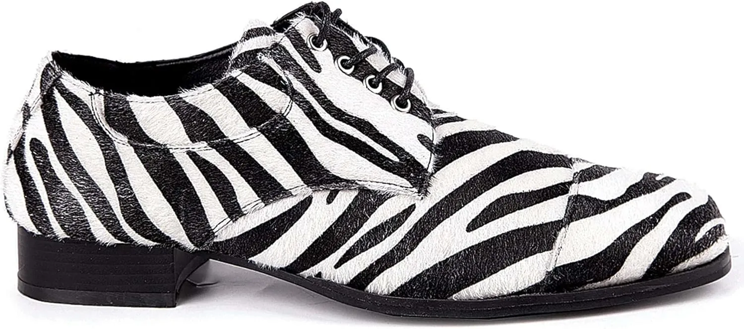 Ellie Shoes Men's 121-WILD-ZEB-MD Driving Style Loafer, Multicolor, Medium
