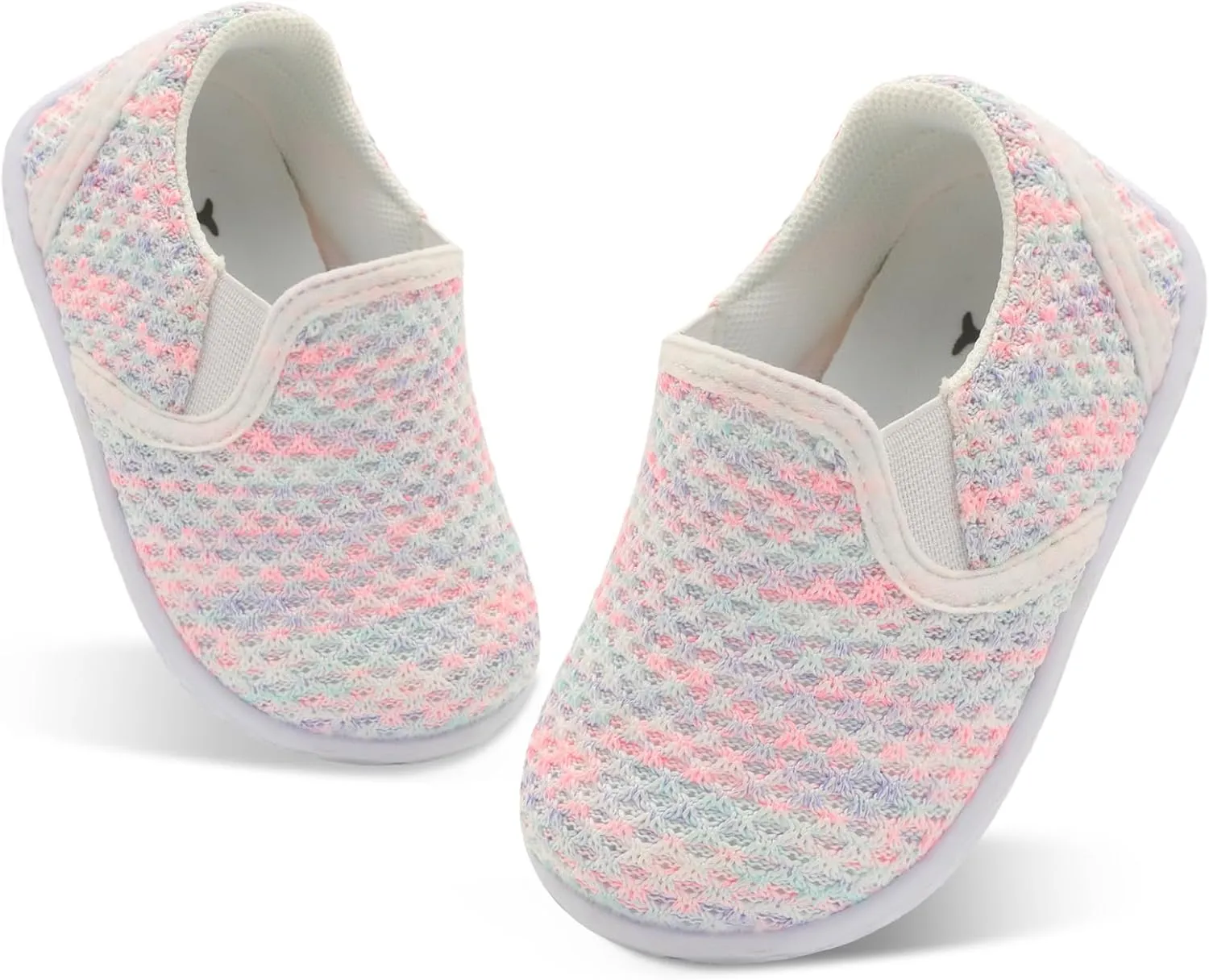 FEETCITY Unisex Baby Shoes Boys Girls Sneakers Infant Slip On First Walking Shoes Toddler Casual Star Sneaker Crib Shoes