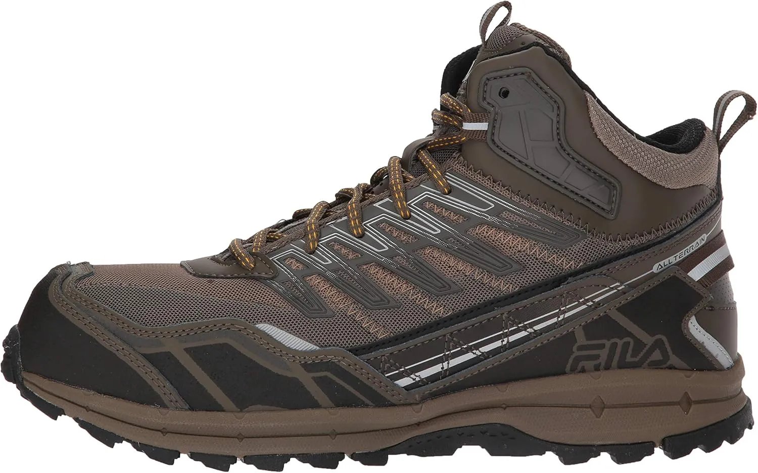 Fila Men's Hail Storm 3 Mid Composite Toe Trail Work Shoes Hiking