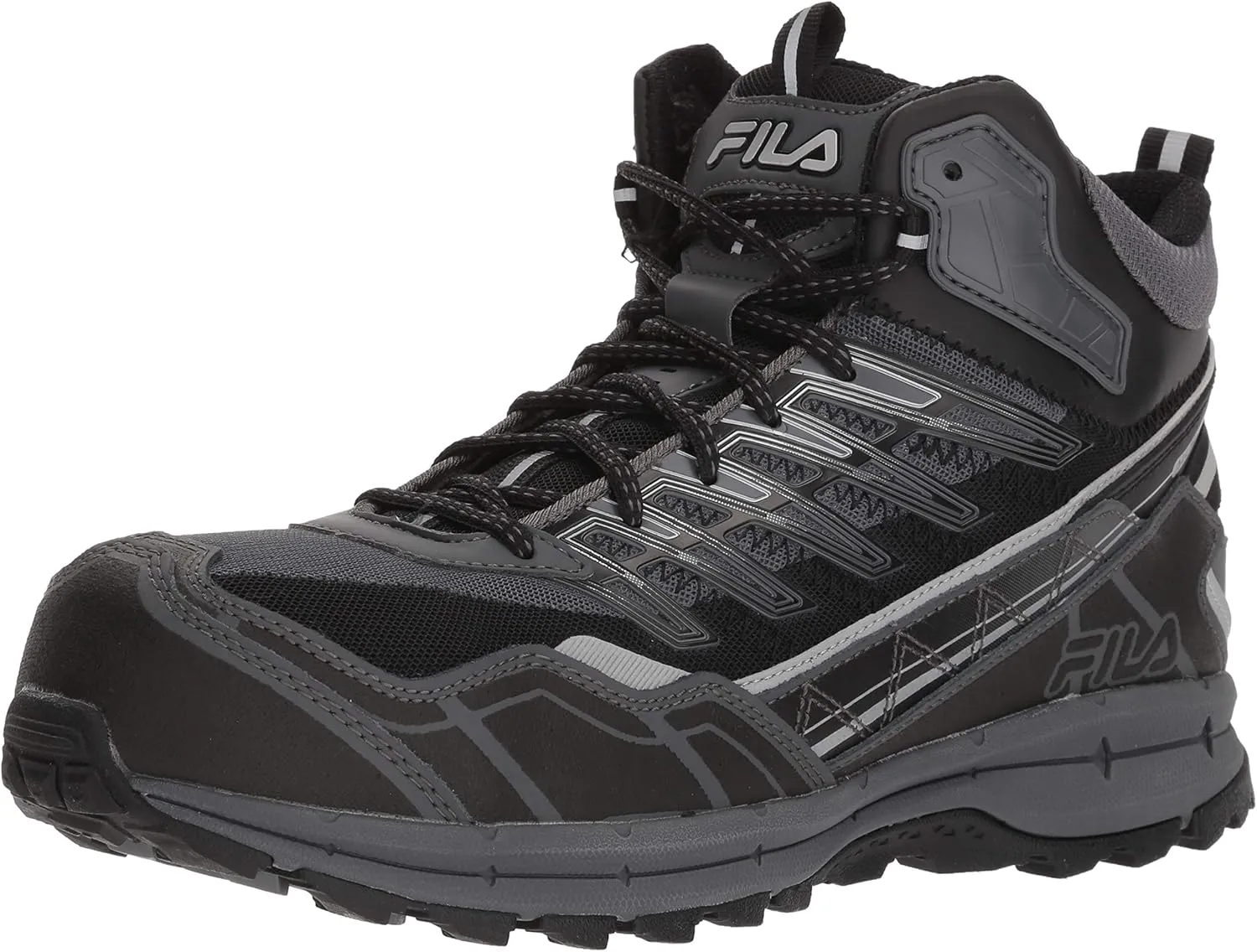 Fila Men's Hail Storm 3 Mid Composite Toe Trail Work Shoes Hiking