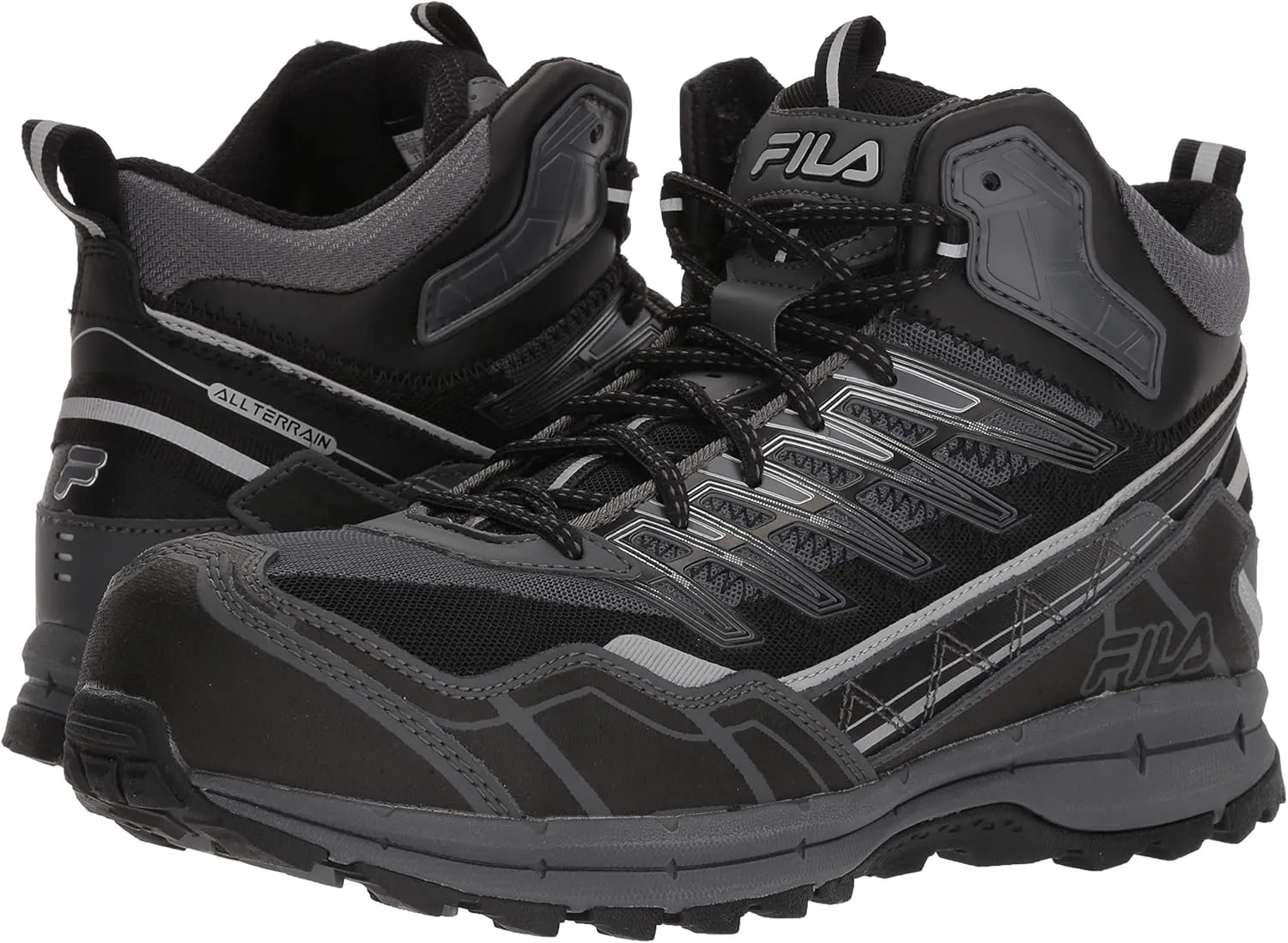 Fila Men's Hail Storm 3 Mid Composite Toe Trail Work Shoes Hiking