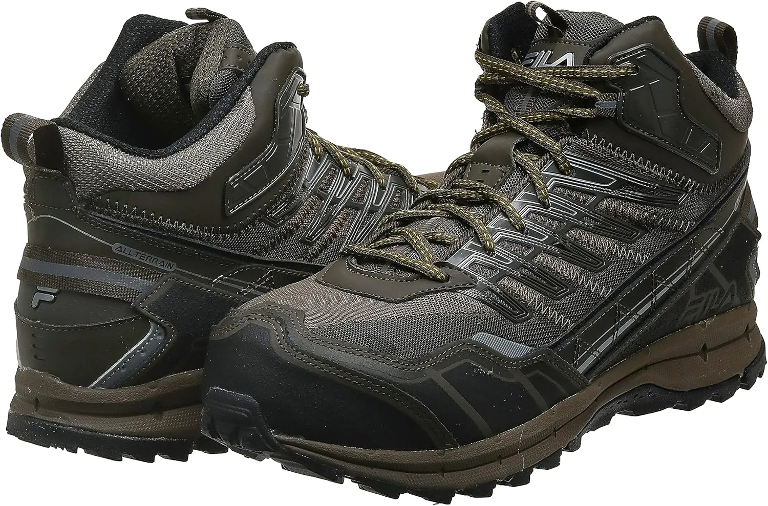 Fila Men's Hail Storm 3 Mid Composite Toe Trail Work Shoes Hiking