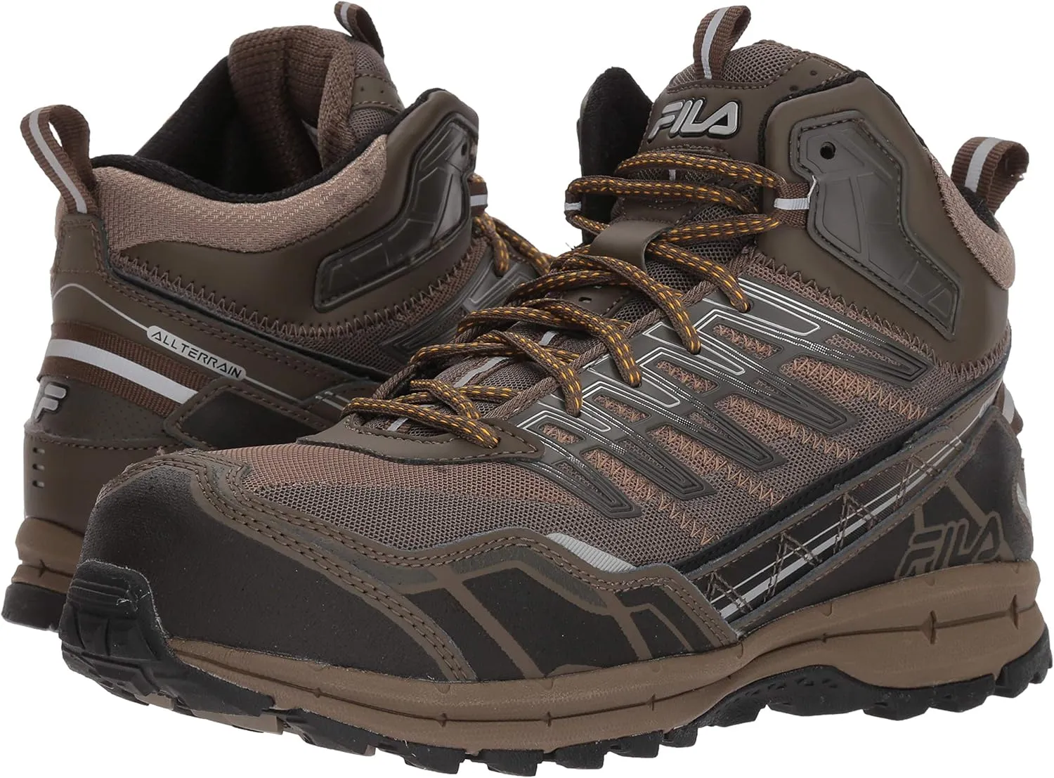 Fila Men's Hail Storm 3 Mid Composite Toe Trail Work Shoes Hiking