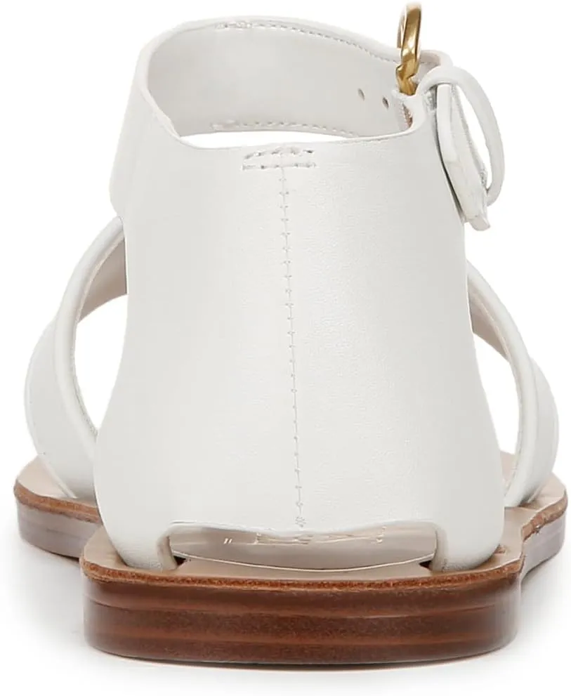 Franco Sarto Women's Ruth Ankle Strap Thong Flat Sandal