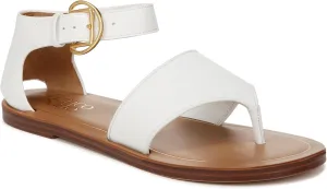 Franco Sarto Women's Ruth Ankle Strap Thong Flat Sandal