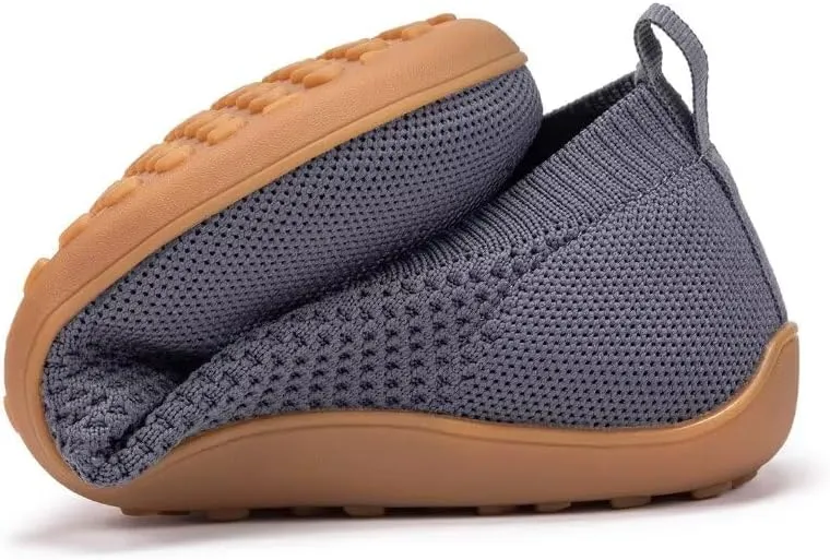 Frank Mully Womens Walking Shoes Wide Toe Box Barefoot Shoes Knitted Fashion Sneaker with Arch Support