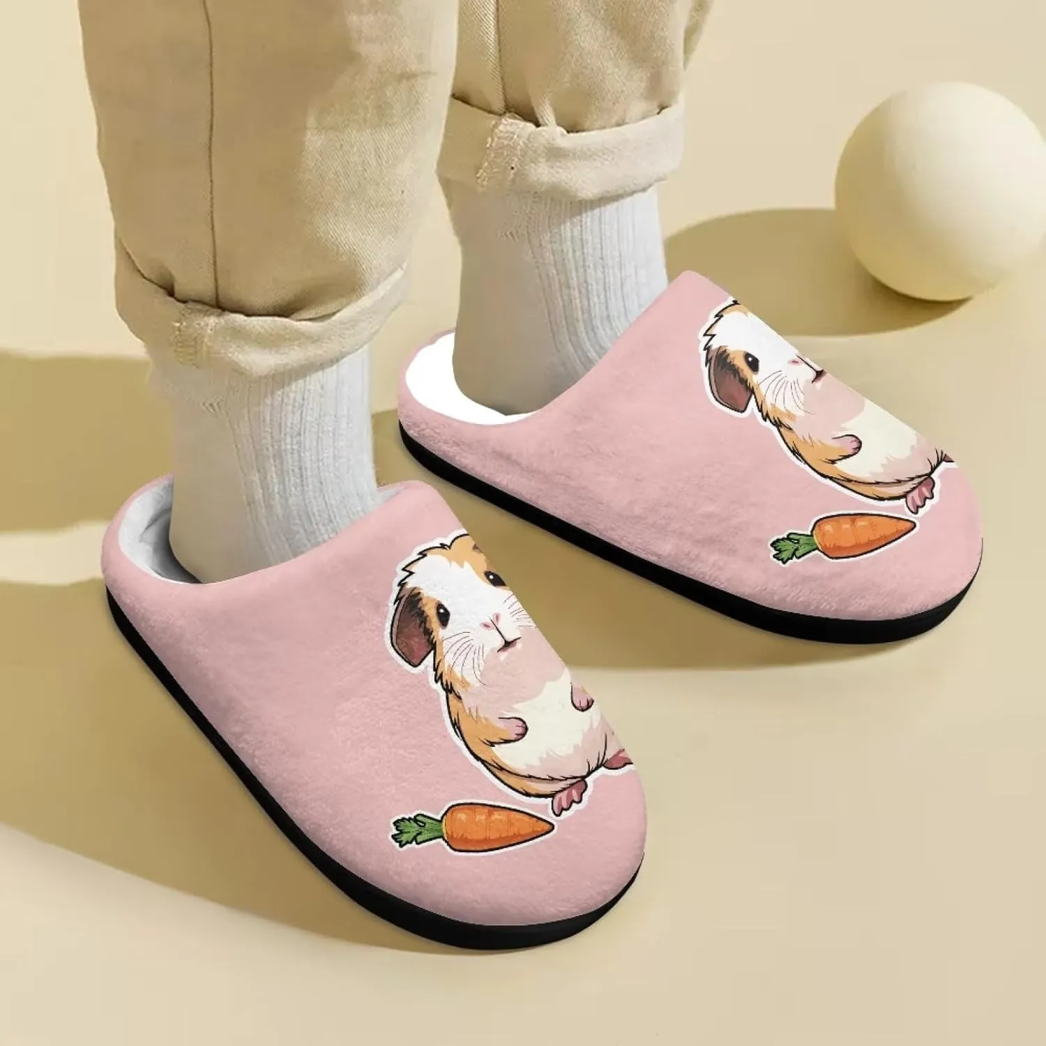 Fuzzy Slippers for Boys Girls Non-slip House Slipper Winter Bedroom Shoes for Little Kids