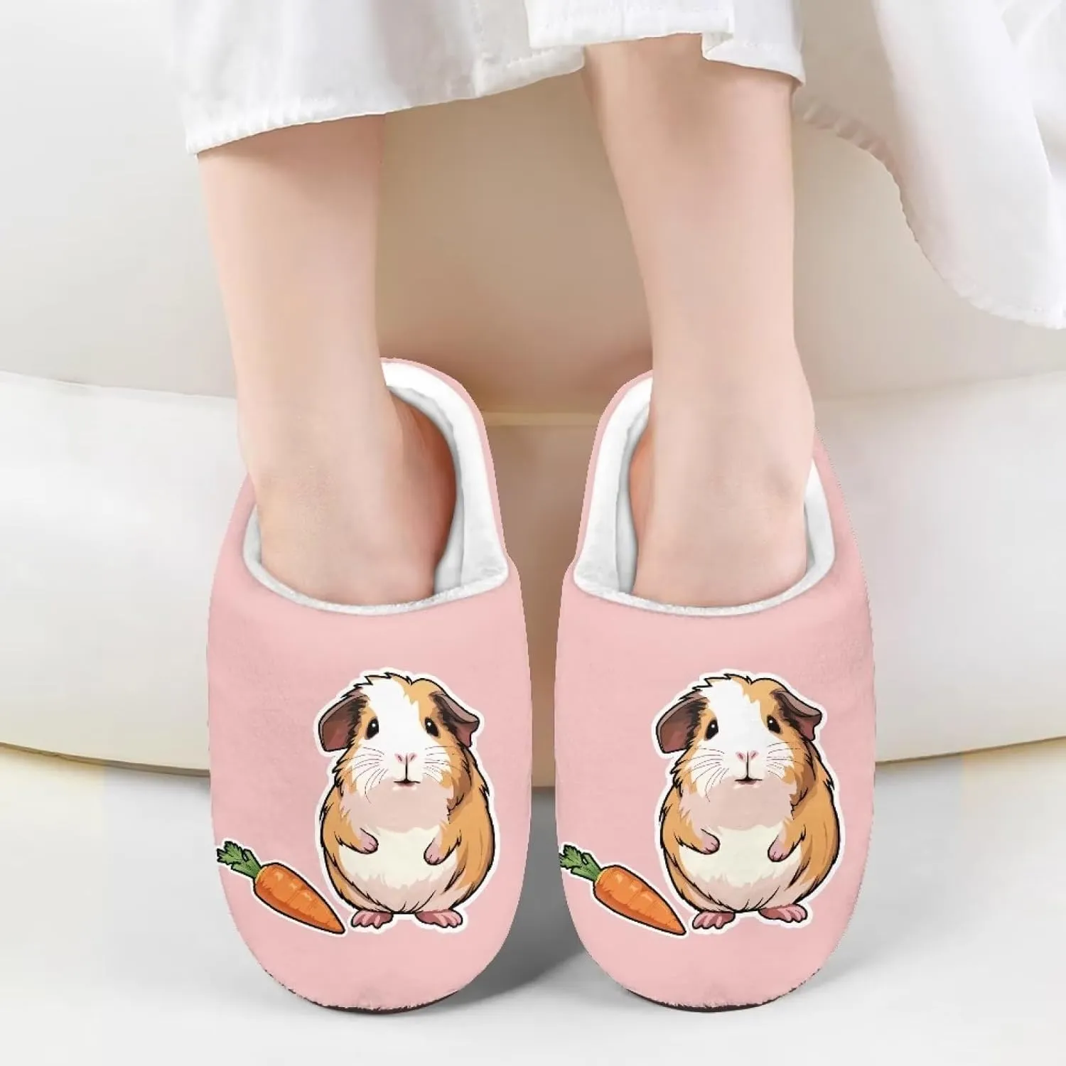 Fuzzy Slippers for Boys Girls Non-slip House Slipper Winter Bedroom Shoes for Little Kids