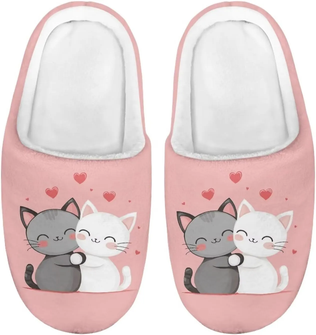 Fuzzy Slippers for Boys Girls Non-slip House Slipper Winter Home Shoes