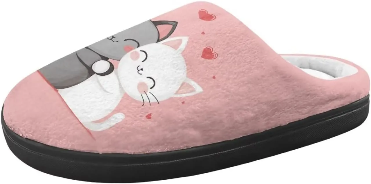 Fuzzy Slippers for Boys Girls Non-slip House Slipper Winter Home Shoes
