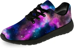 Galaxy Shoes for Women Men Tennis Running Walking Shoes Personalized 3D Print Sneakers Gifts for Him Her